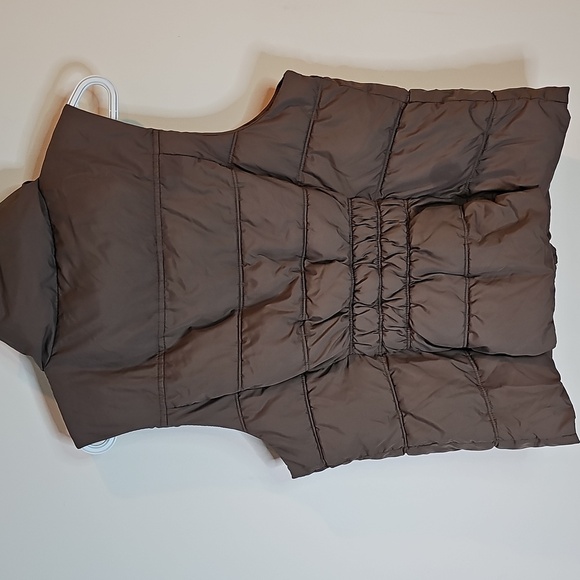 GAP Large Brown Puffer Vest - Picture 4 of 5